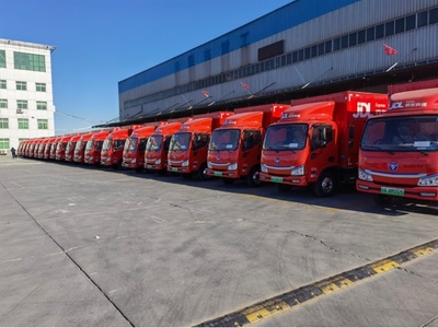 开门红！福田智蓝新能源170台物流车交付京东物流，助力北京绿色物流升级